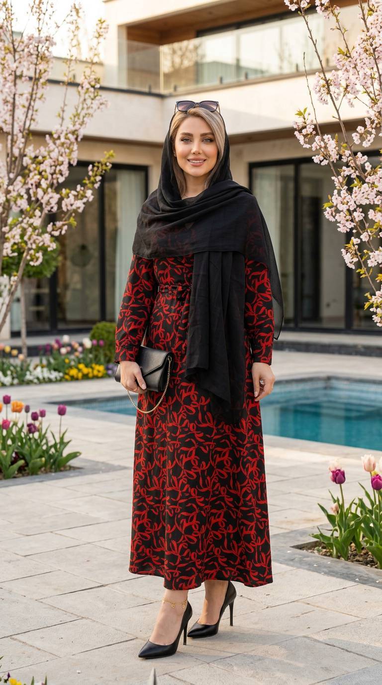 پیراهن مجلسی ایران در رنگبندی 🥰🥰کد۱۰۰۱۶ دل