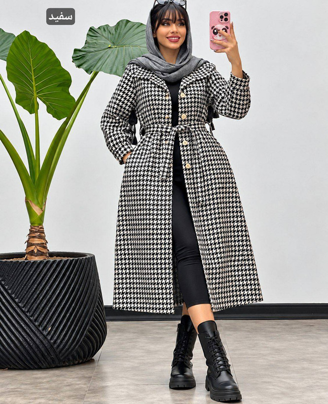 پیراهن مانتویی طرلان🌺☘️27455شایسته