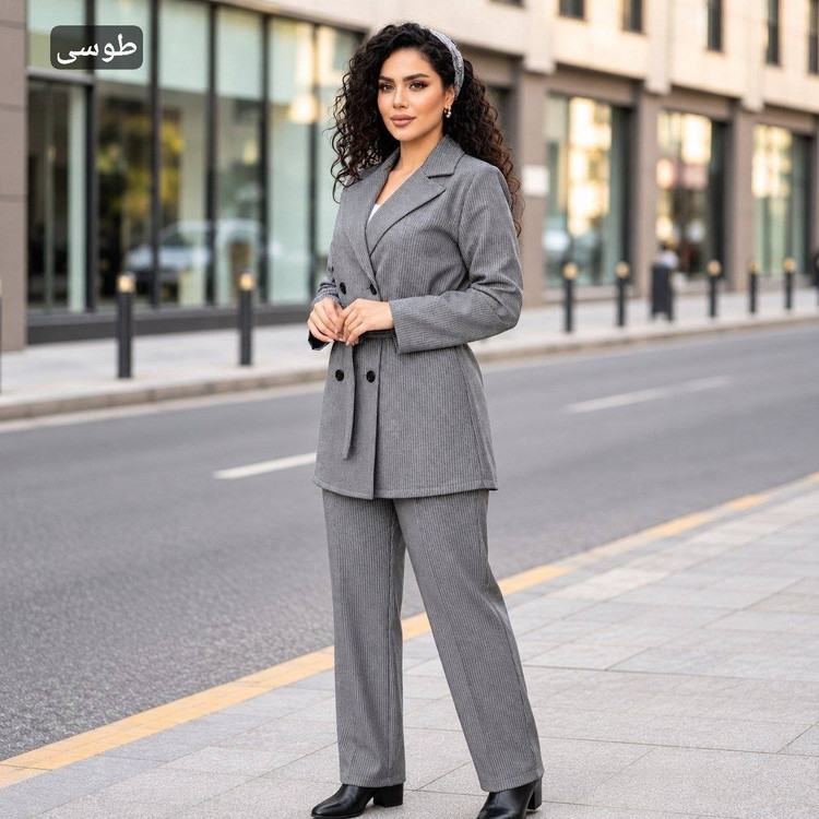 ست مانتو کتی و شلوار میلانو ☘️🌺3966 شایسته