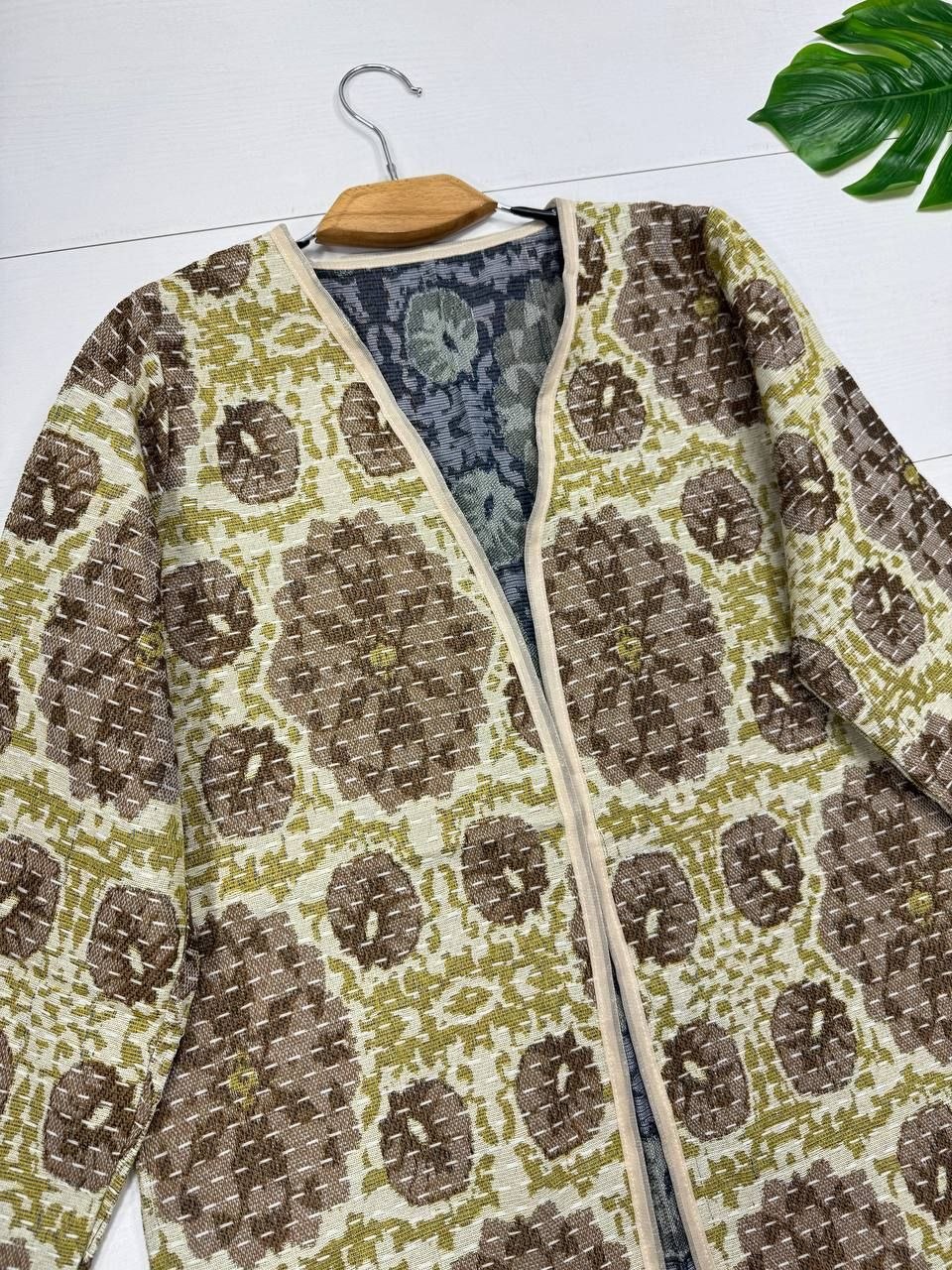 کت تک گلپر 🌼 با پارچه تافته ✅الیش22738