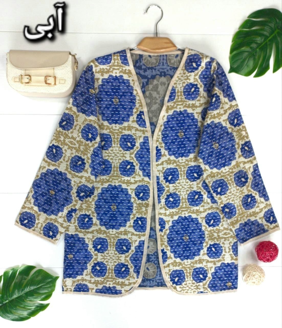 کت تک گلپر 🌼 با پارچه تافته ✅الیش22738