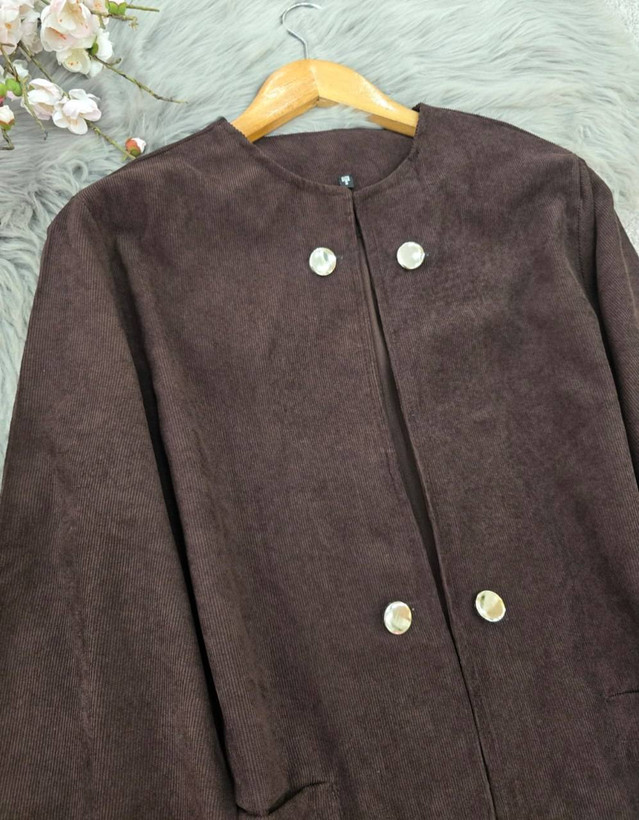 ست کت و شلوار مخمل کبریتی نوژا🌿 با کیفیت عالی ✅ والی27915