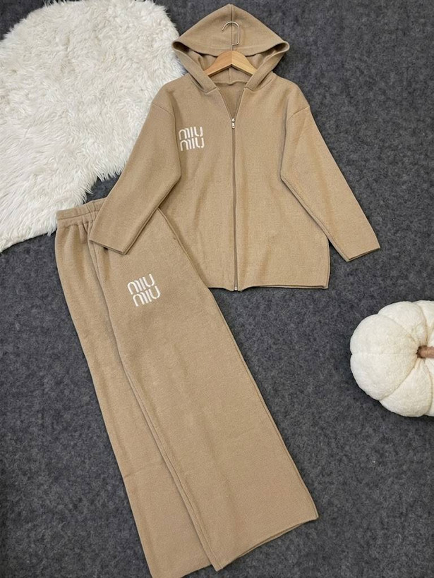 ست سویشرت و شلوار بافت مهیا🌿 با کیفیت عالی ✅ ارغوان 101132