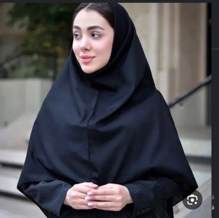 مقنعه تترون بروجرد 🌿 با کیفیت عالی ✅ ارغوان 101068