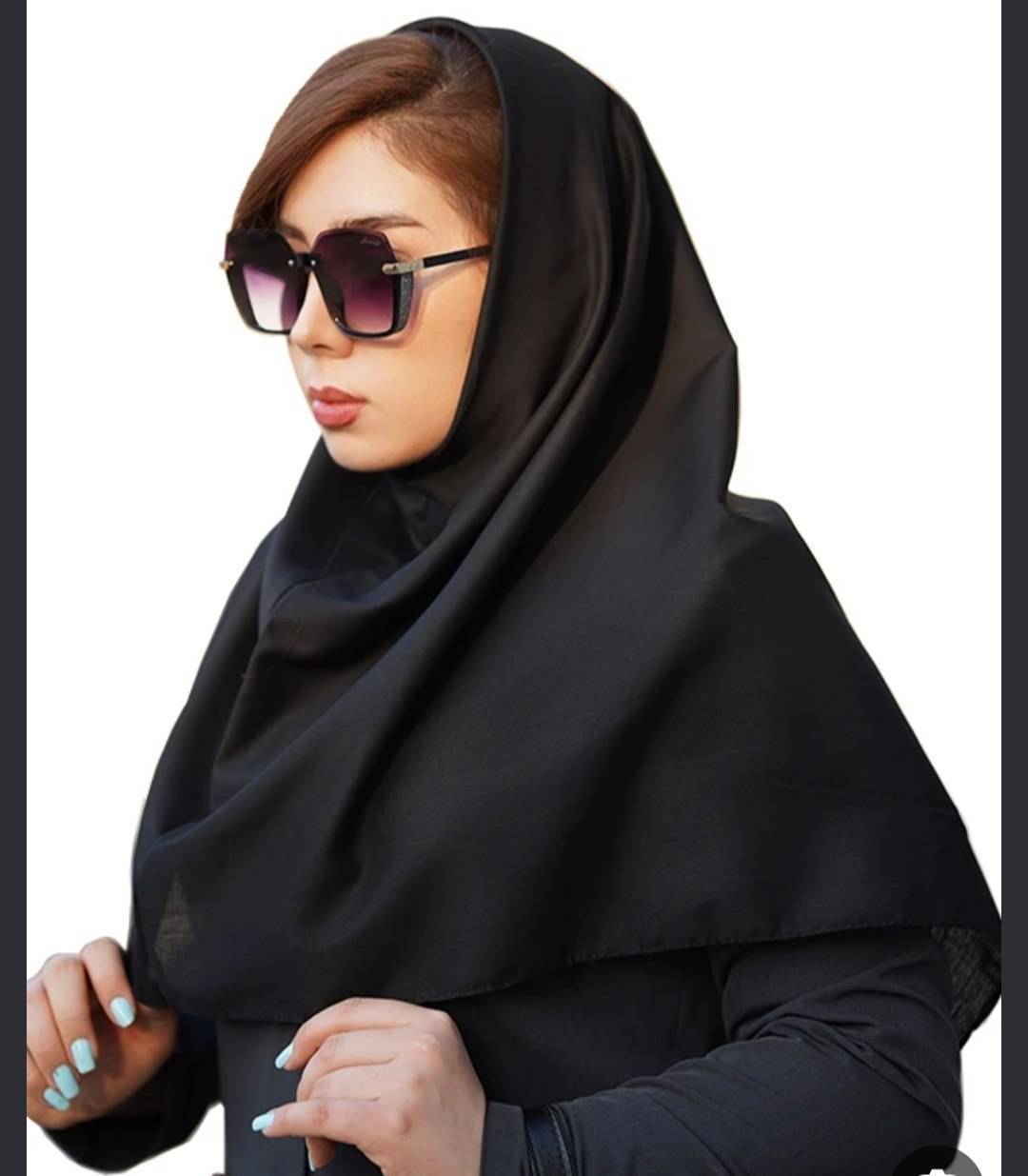 مقنعه تترون بروجرد 🌿 با کیفیت عالی ✅ ارغوان 101068