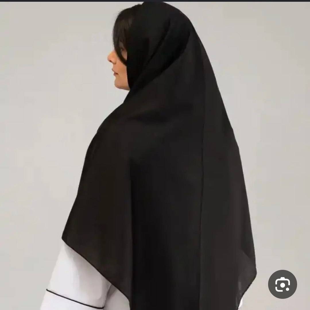 مقنعه کرپ خاویاری 🌿 با کیفیت عالی ✅ ارغوان 101069