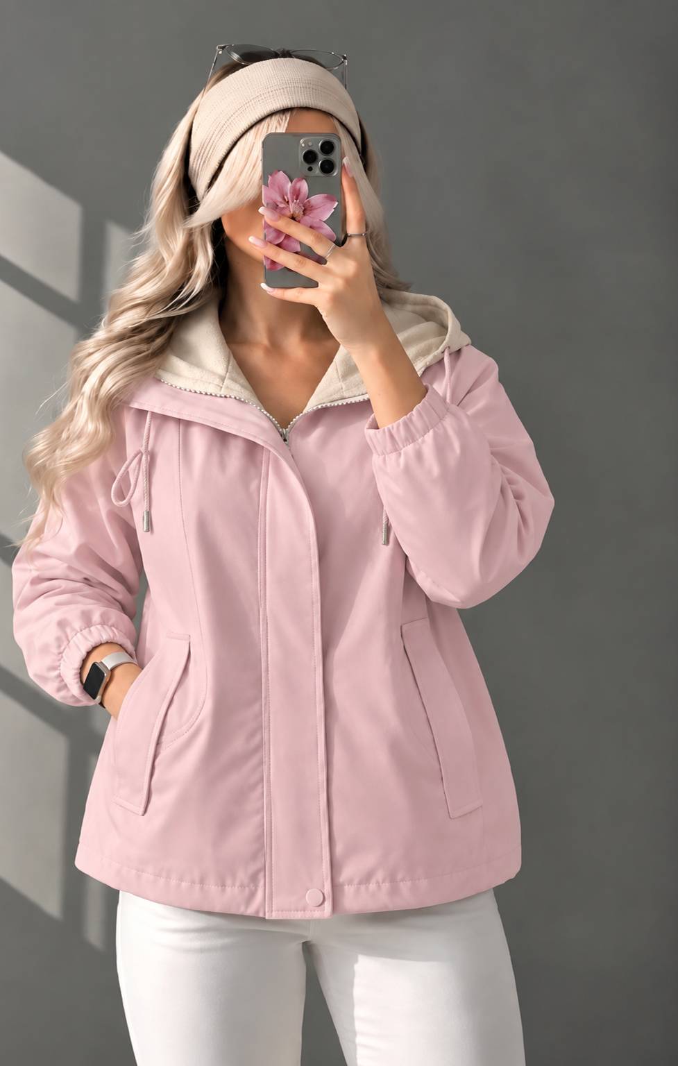 بارونی کلاهدار با استر مهتاب 🫀🎀کد 822 آدرا