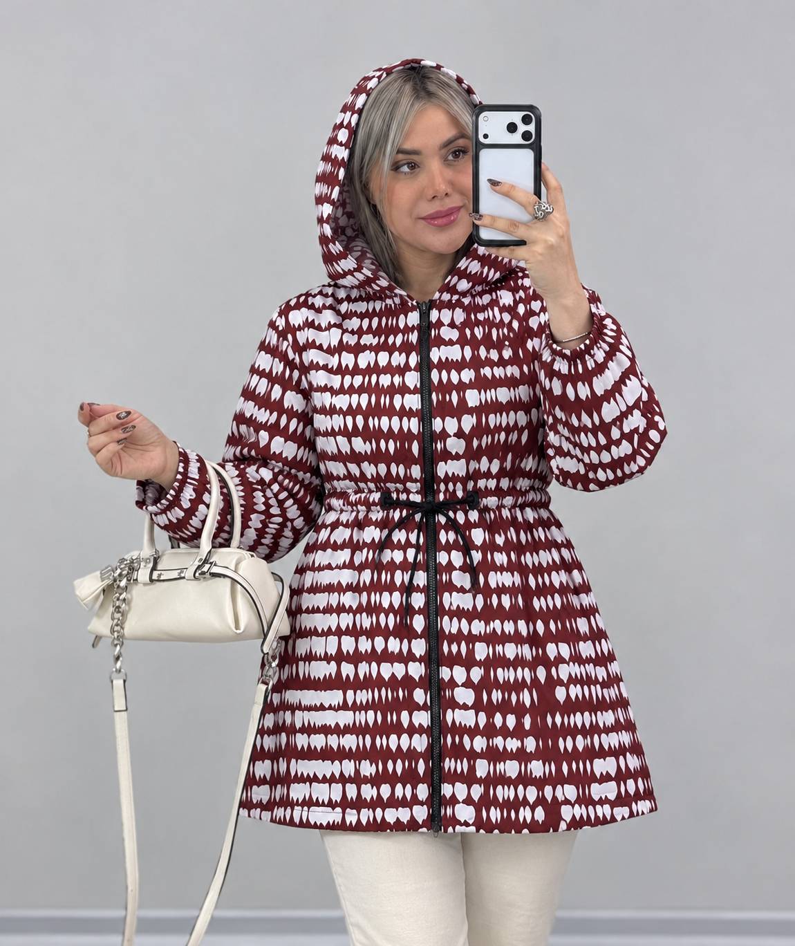 بارونی بلند نازلی 🎀🌹کد 27940 ساری