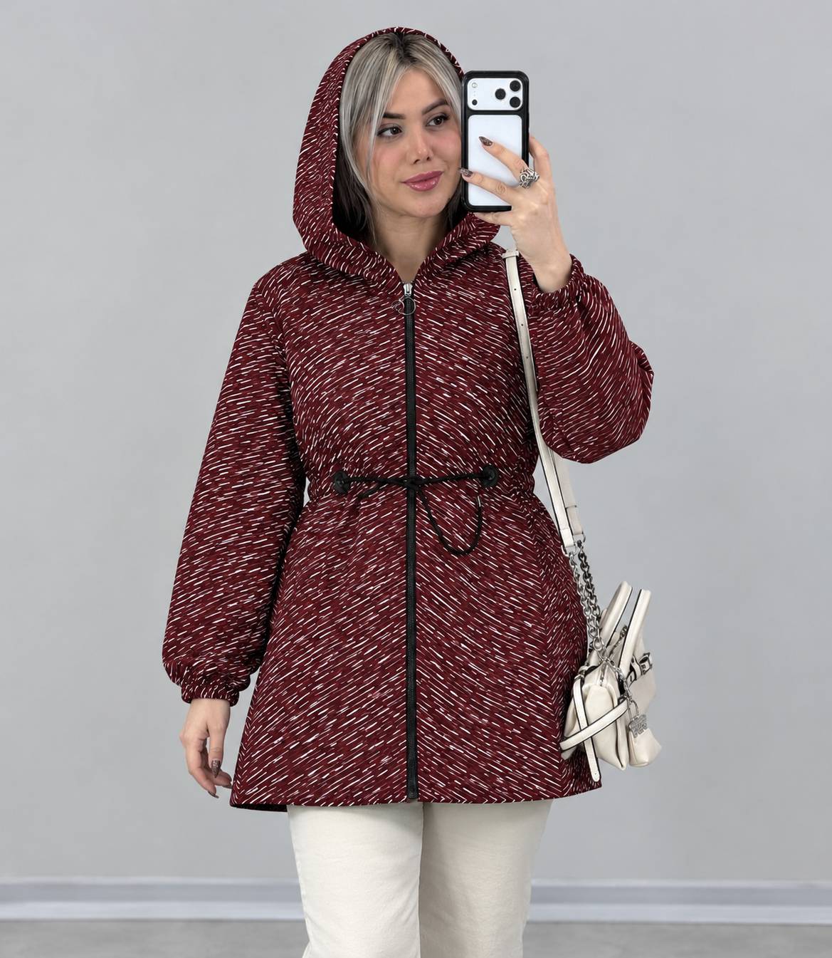بارونی بلند نازلی 🎀🌹کد 27940 ساری