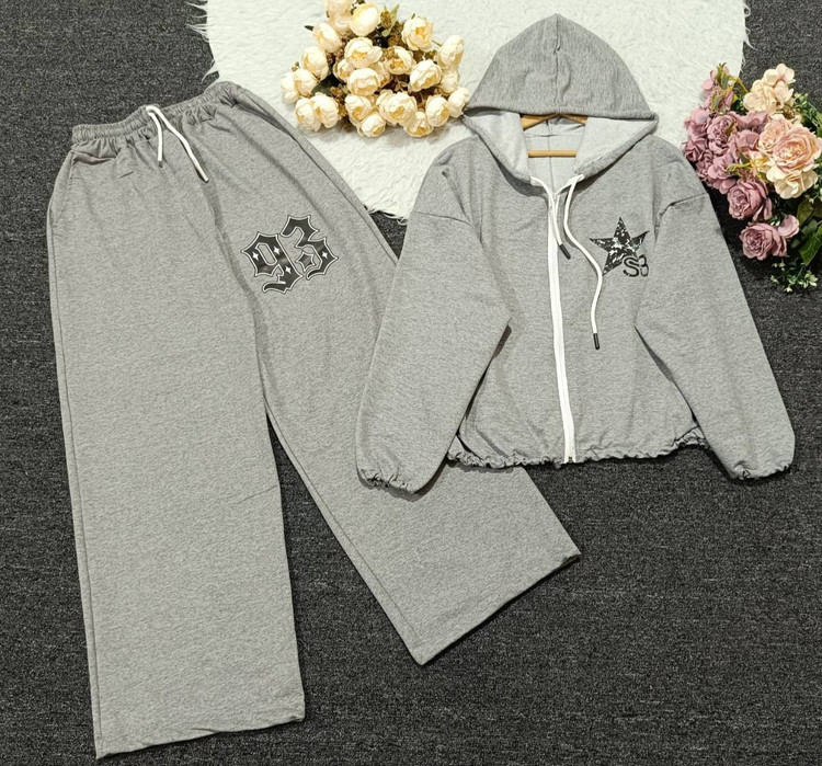 ست سویشرت شلوار ستاره 356 در دورنگ 😍😍کد ۲۸۰۱۵ لی