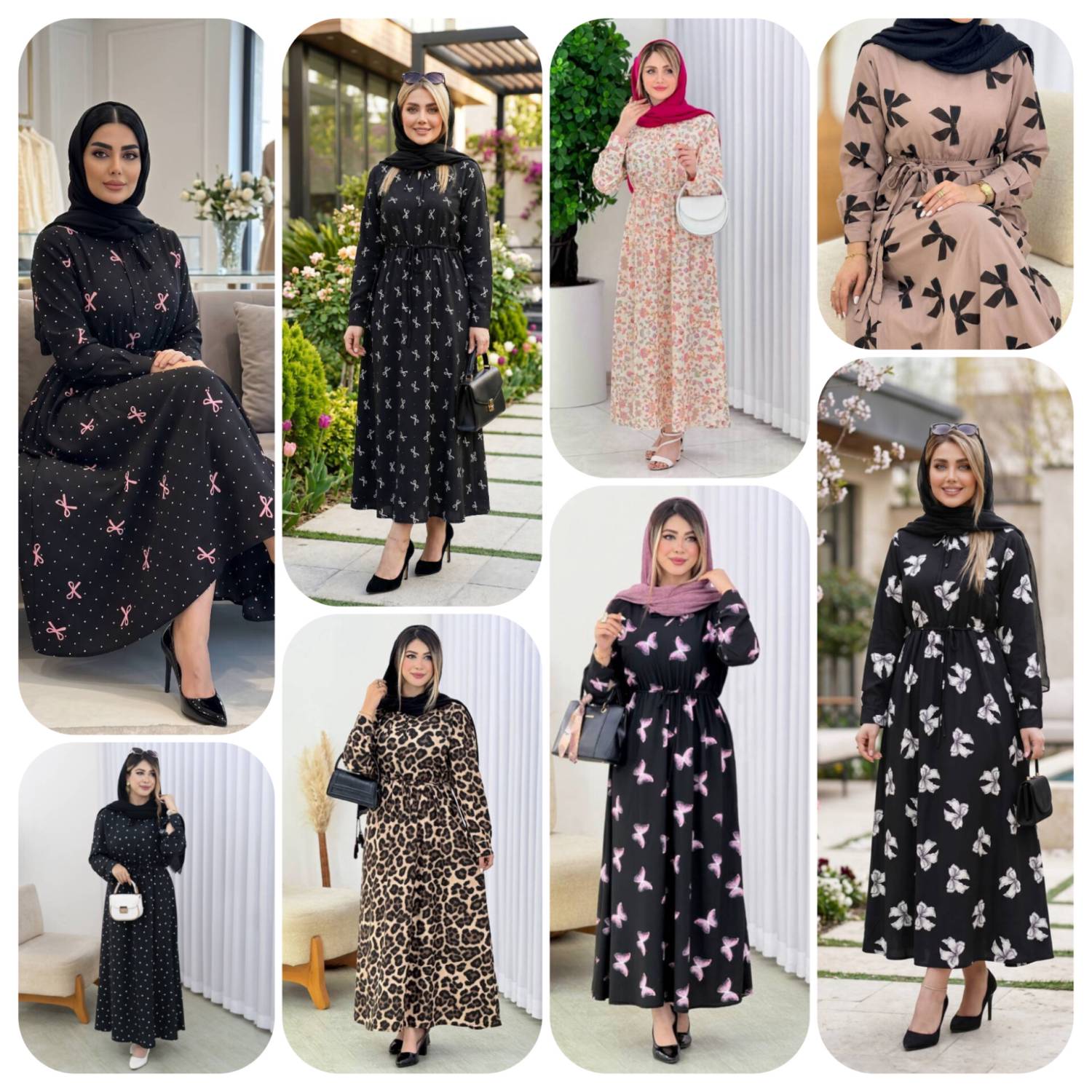 پیراهن روزمره پینترسیتی در رنگبندی 😍😍کد۱۵۸۴۶ دل