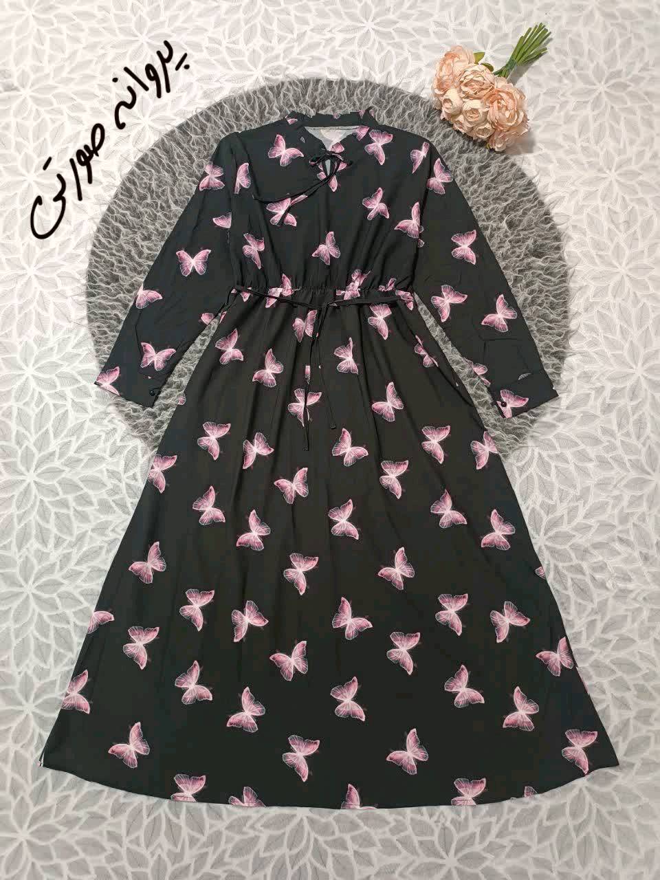 پیراهن روزمره پینترسیتی در رنگبندی 😍😍کد۱۵۸۴۶ دل
