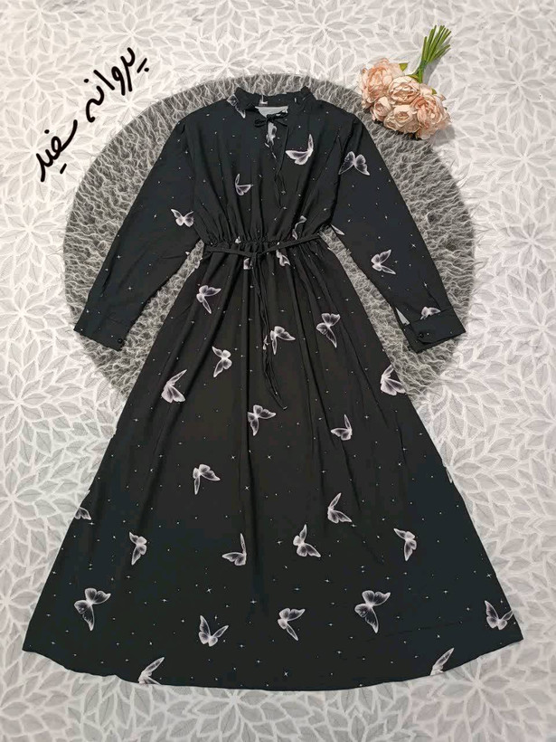 پیراهن روزمره پینترسیتی در رنگبندی 😍😍کد۱۵۸۴۶ دل