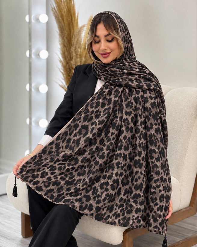 شال پلنگی مجلسی 🌺☘️27832نفیس