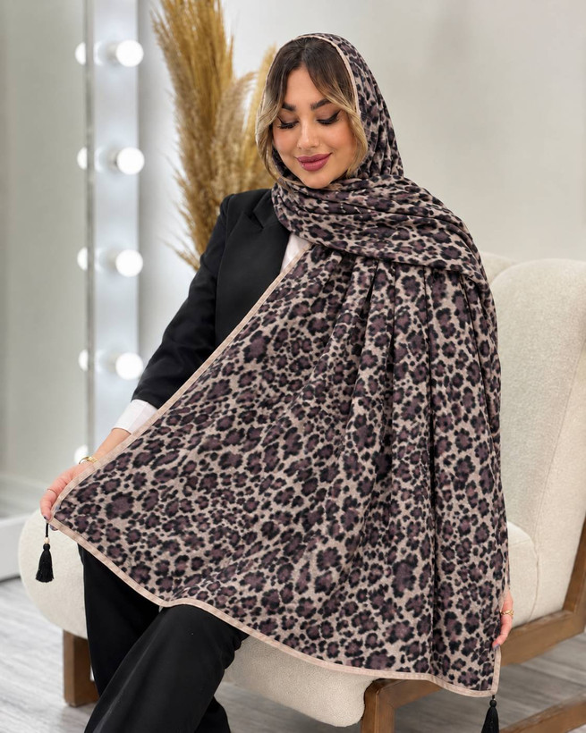 شال پلنگی مجلسی 🌺☘️27832نفیس