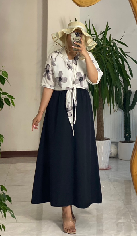 ست شومیز دامن شانا🌺☘️۲۸۱ارشیدا