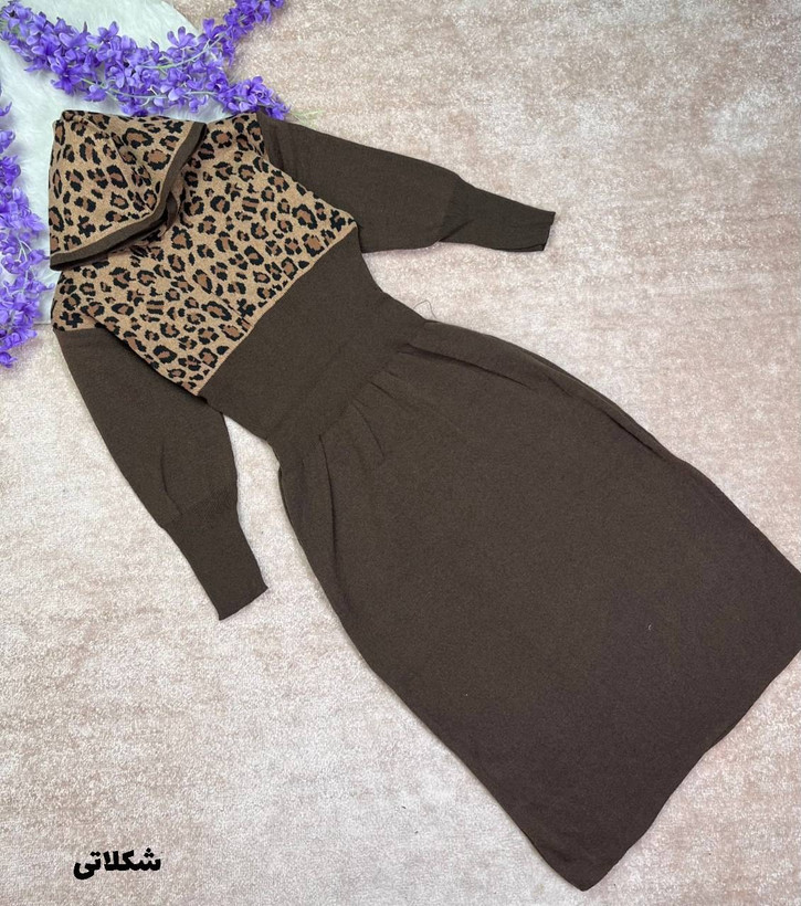 بافت شنی پلنگی 🫀🎀کد 28044 ماه