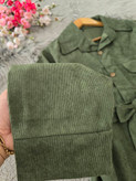 مانتو کبریتی ژاکلین🌿 پارچه مخمل کبریتی 🌿والی۳۸۱۶۰