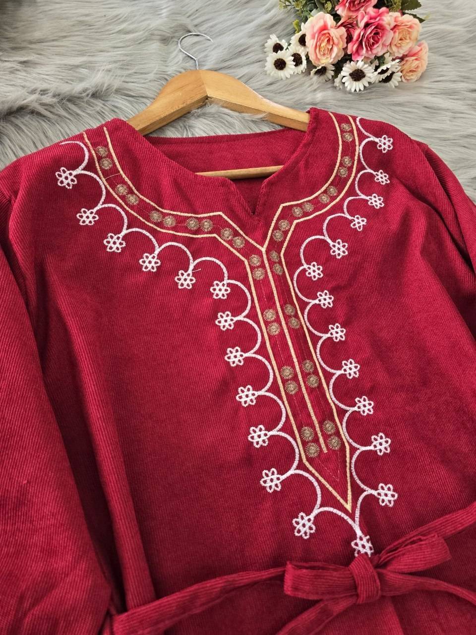 ست تونیک و شلوار شرمین پاییزه🌿 با کیفیت عالی ✅ والی4730