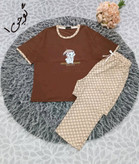 سو تیشرت شلوار تمام نخ پاییزی در رنگ بندی 🎀🎀کد۲۷۸۳۸ دل