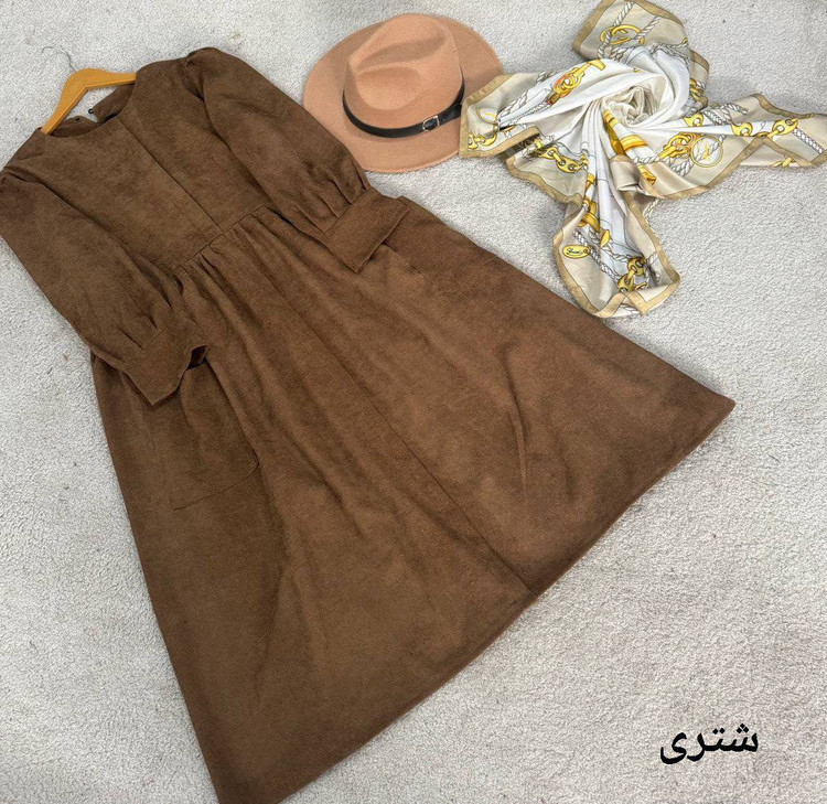 پیراهن عروسکی دو جیب 🌹🎀کد 28291 ناز