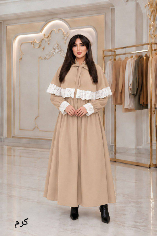 پیراهن شنل دار 💐🦋کد 28299 ناز