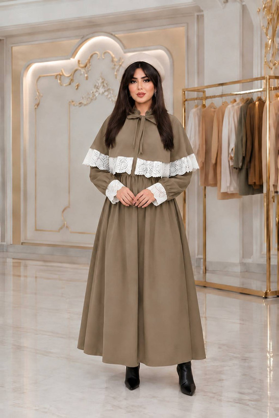 پیراهن شنل دار 💐🦋کد 28299 ناز