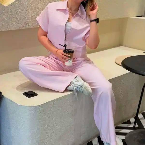 وست و شلوار مونالیزا خانم پرستار 🌾🎀کد 222 شیک و مد