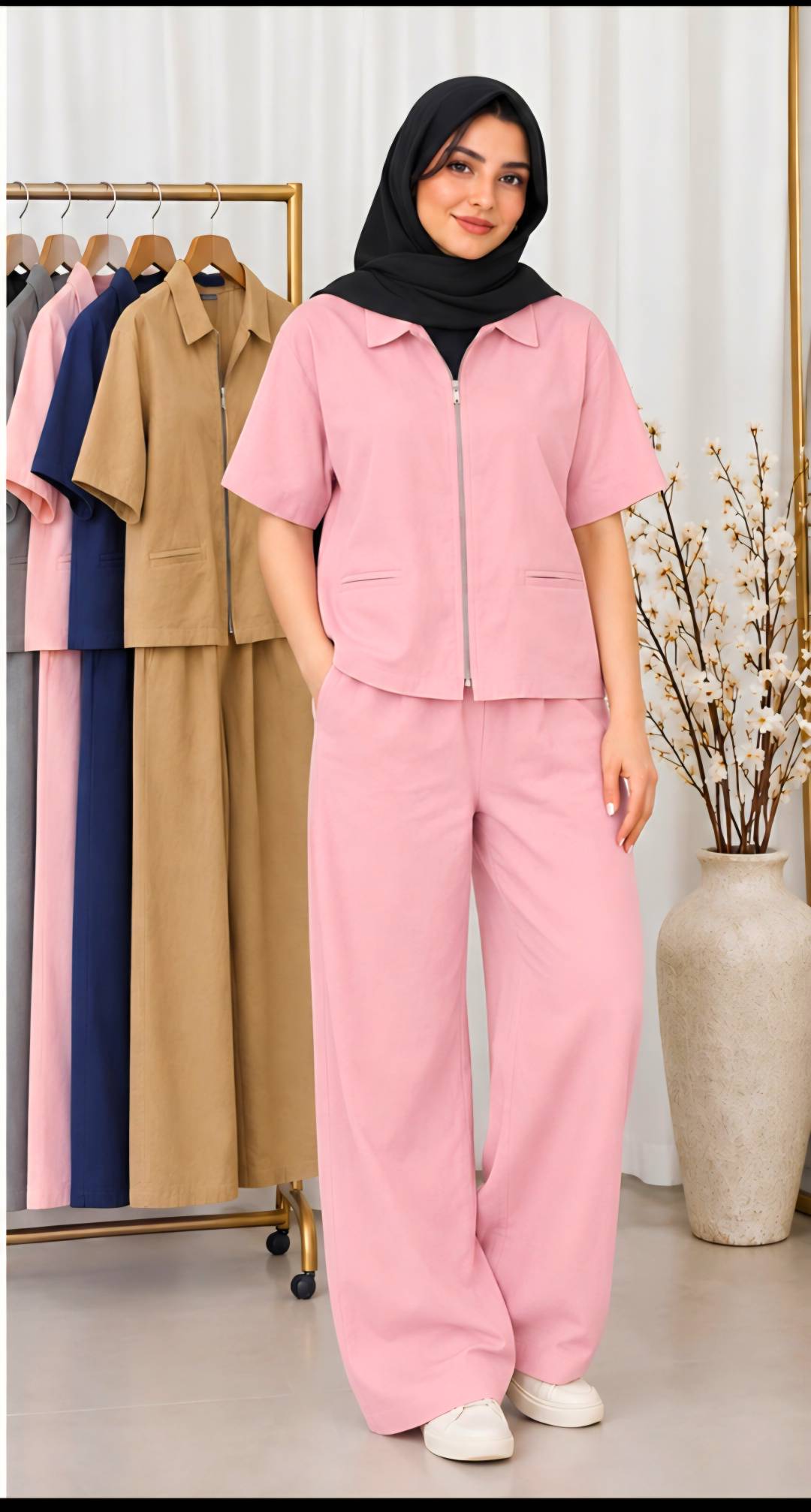 وست و شلوار مونالیزا خانم پرستار 🌾🎀کد 222 شیک و مد