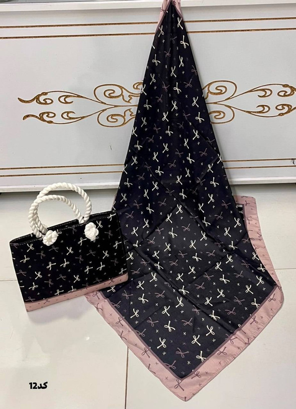 ست کیف و روسری بچگانه 🎀💕کد 27623 ماه
