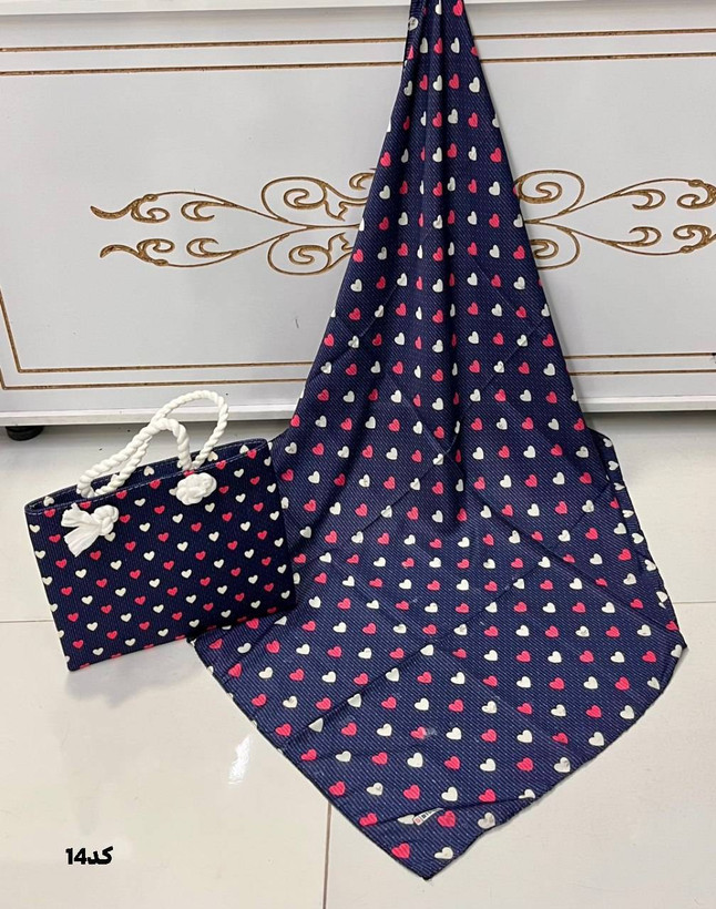 ست کیف و روسری بچگانه 🎀💕کد 27623 ماه