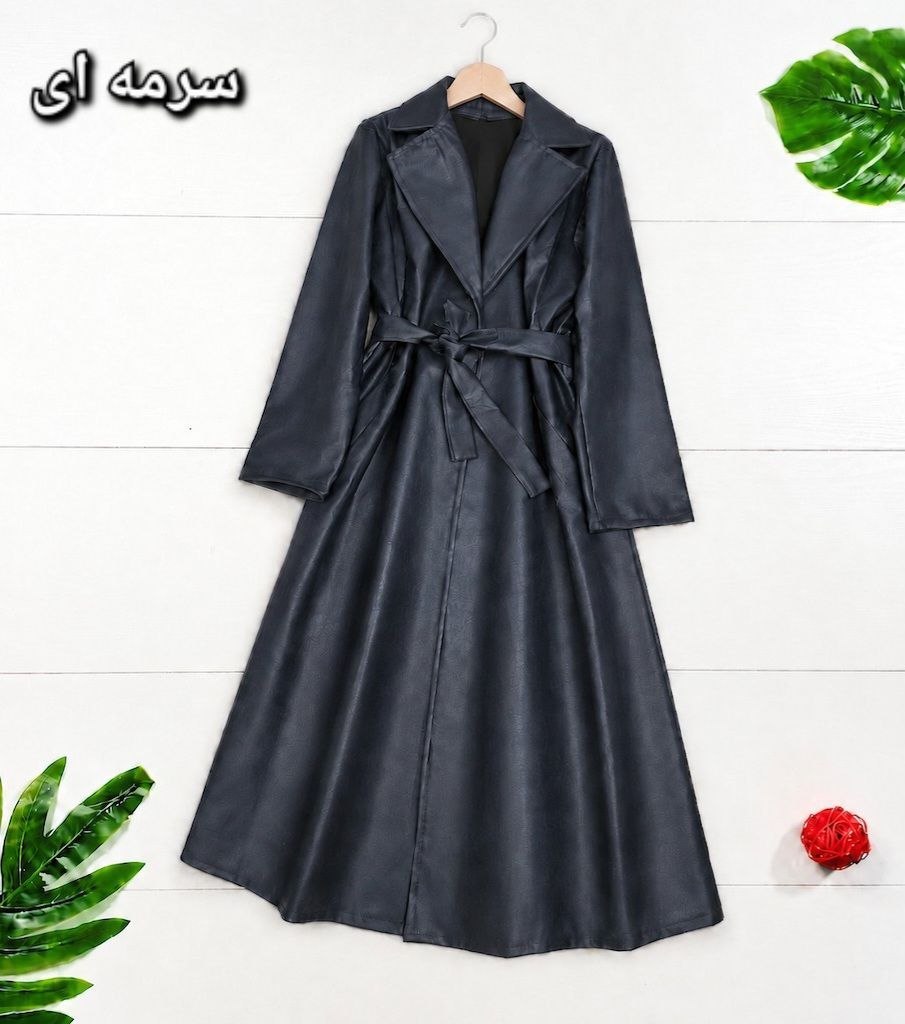 مانتو چرم دلاریس🌿با پارچه چرم ضخیم✅الیش28197