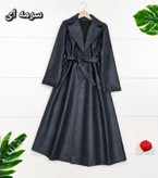 مانتو چرم دلاریس🌿با پارچه چرم ضخیم✅الیش28197