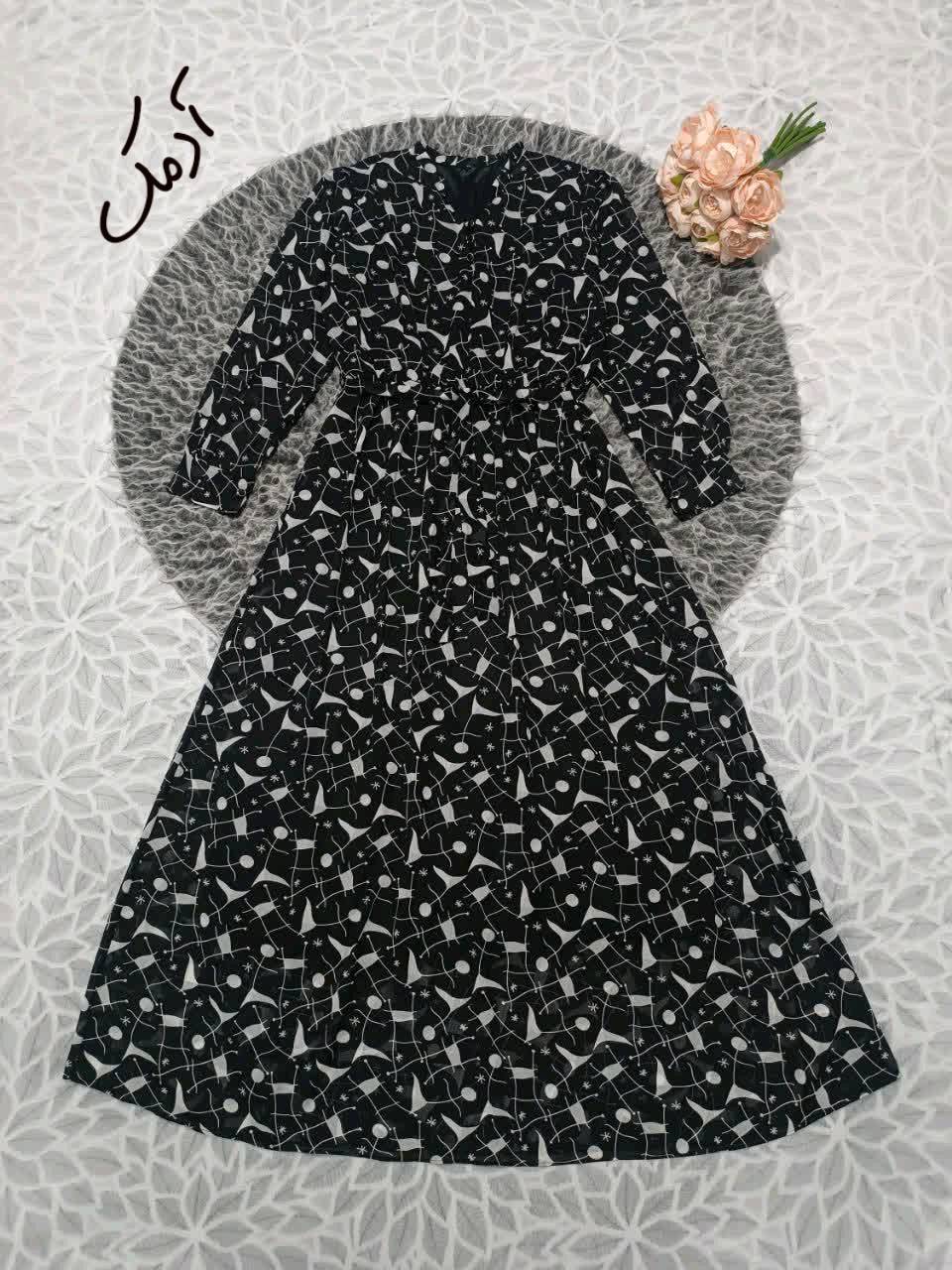 پیراهن یقه چین ۳ دکمه در رنگبندی 🤩🤩کد۲۵۹۷۶ دل