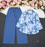 ست مانتو شلوار پروانه 🦋🎀کد 28376 ارا