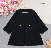 پالتو فوتر دو قاپک 🦋🎀کد 28378 ساری