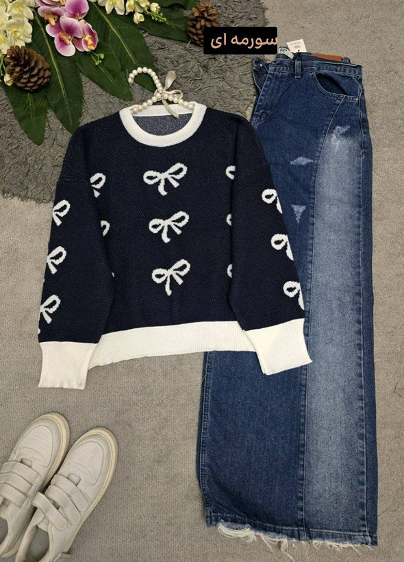 بلوز بافت روستاک🌺✨28196 نفیس