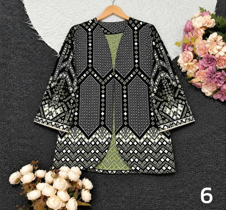 کت طرح دار باران ۳۶۴ در رنگبندی 🎀🎀کد۲۸۴۵۸ لی