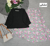 شومیز و دامن گلدار ☘️🌺21255 نفیس