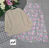 شومیز و دامن گلدار ☘️🌺21255 نفیس