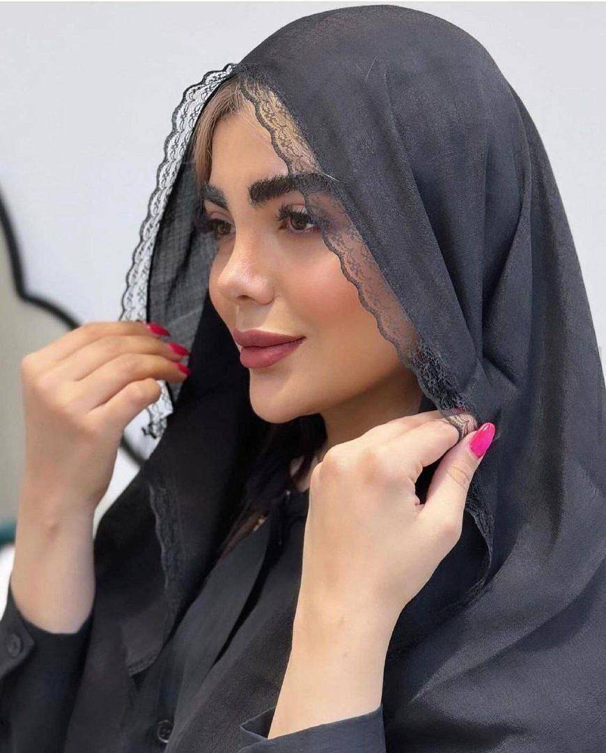 شال پلیسه لب توری ☘️🌺5826 نفیس