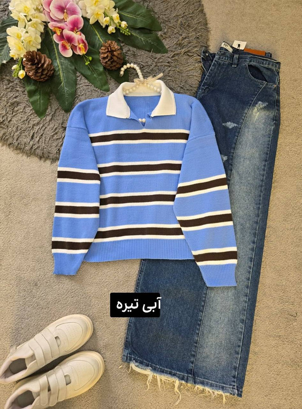 بلوز بافت لینا☘️🌺28303 نفیس