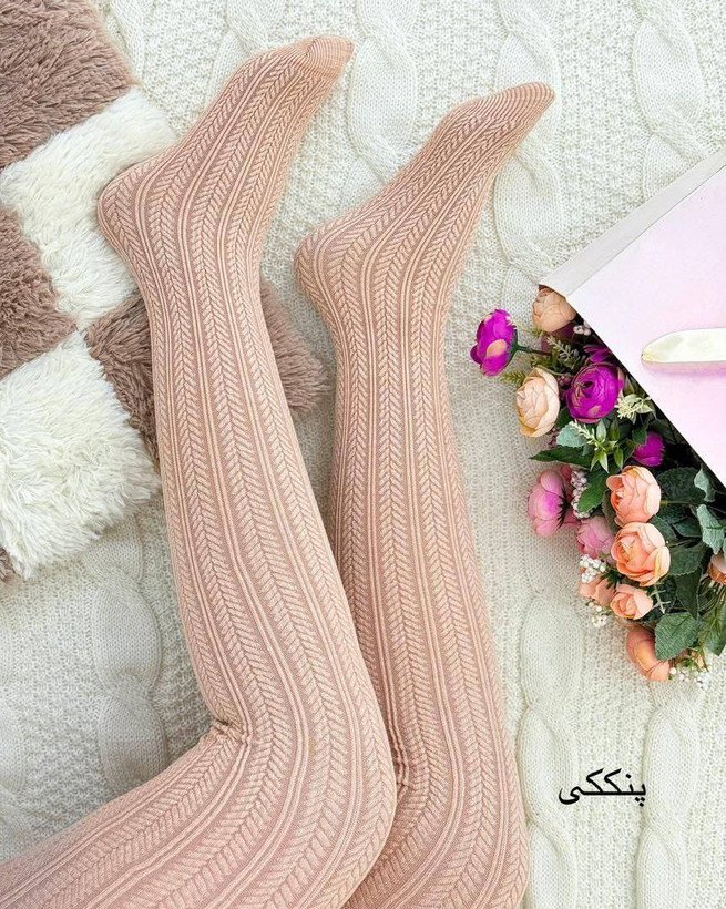جوراب شلواری گندم☘️🌺3296 نفیس