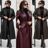 بارونی چرم بلند🌺☘️27816نفیس
