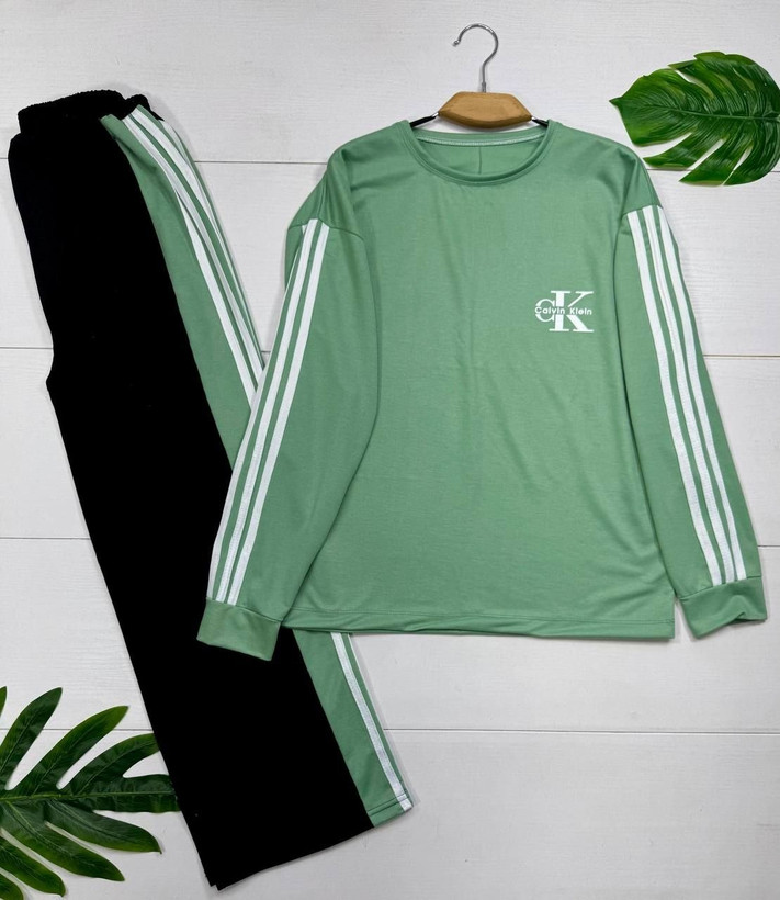 ست بلوز و شلوار نگاه 🌿 با رنگ بندی و کیفیت عالی ✅ الیش28371