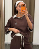 ست بلوز و شلوار اورجینال Miu Miu🌿 با کیفیت عالی ✅الیش12725
