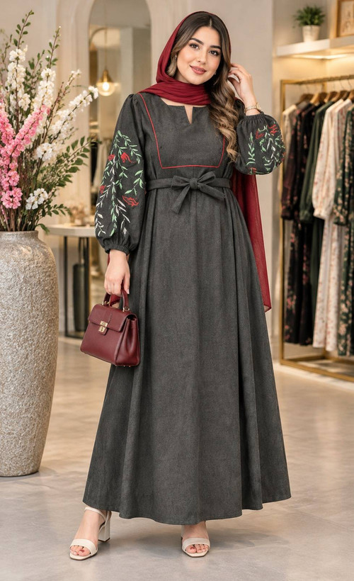 کفتان گلدوزی نازگل 🌼 با رنگ بندی و کیفیت عالی ✅والی28511