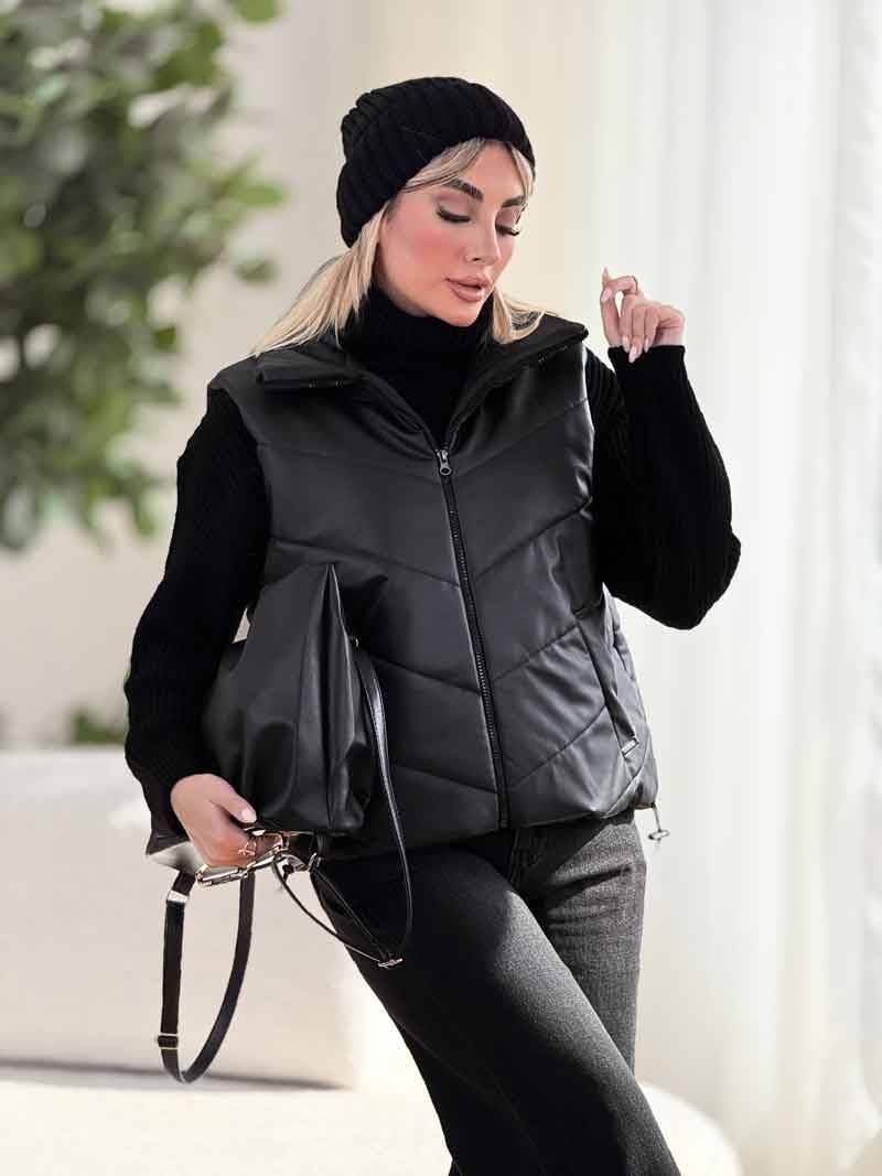پافر چرم سوگلی🌿 با کیفیت عالی ✅ ساری28502