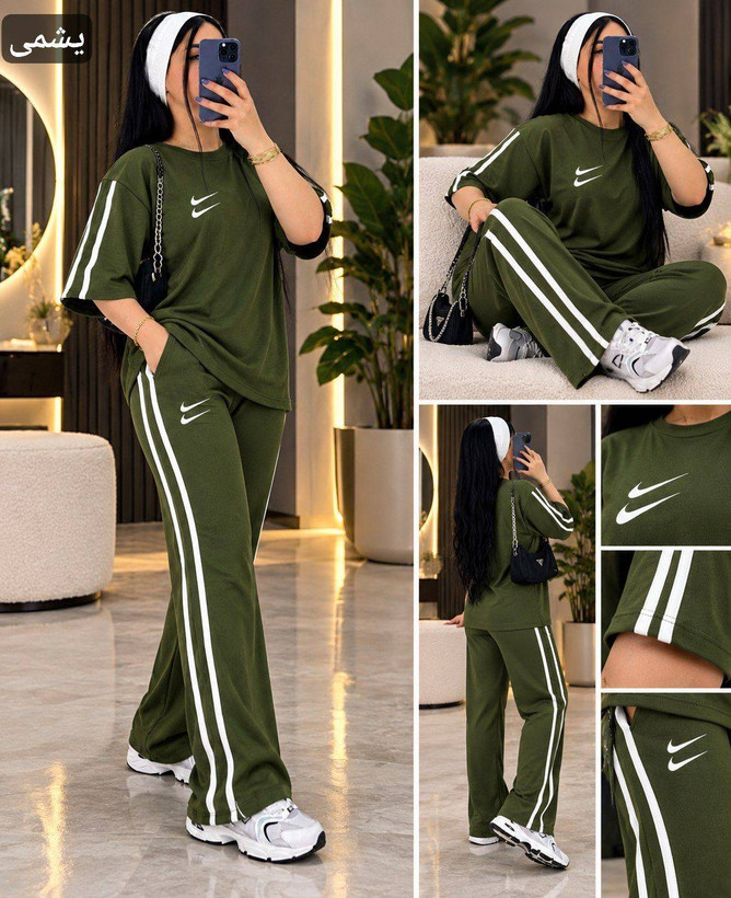 ست تیشرت شلوار دونایک🌺☘️28000 شایسته