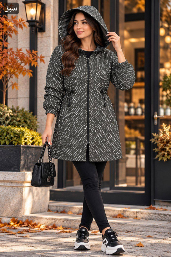 مانتو بارانی توسکا 🌺☘️28001 شایسته